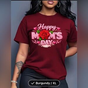 Mothers Day Burgandy T-Shirt NWOT